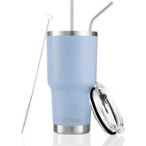 30 oz Sky Blue Stainless Steel Tumbler / Case of 32